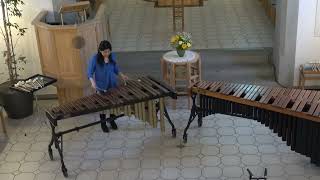 Gustav Peter Erinnerung an Zirkus Renz  performed by Hiromi Shigeno marimba [upl. by Nekcarb154]