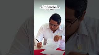 Firma de convenio de colaboración CICYUCATANMX Y ANEIC México [upl. by Aerdua974]