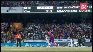 Quinton de Kocks INCREDIBLY Struck Six  CPL 2024 [upl. by Pontias]