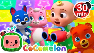 How to Dance  CoComelon Animal Time  Learning with Animals  Nursery Rhymes for Kids [upl. by Yasui]