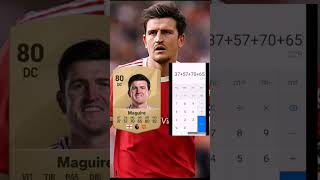 Maguire rating FC 25 [upl. by Ynnaffit]