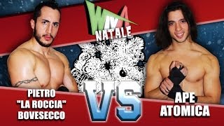 Pietro quotLa Rocciaquot Bovesecco vs Ape Atomica  WIVA Natale 14122013 [upl. by Ayat]