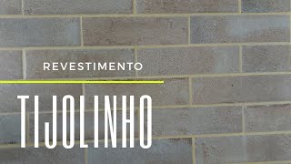 COMO ASSENTAR REVESTIMENTO EFEITO TIJOLINHO PORTOBELLO [upl. by Eimme]