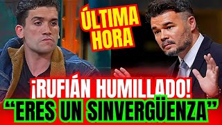 💥quotERES UN SINVERGÜENZAquot ¡JAIME LORENTE actor La Casa de Papel EXPLOTA y HUMILLA a GABRIEL RUFIÁN [upl. by Tinor]