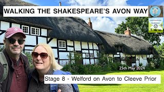 Walking Shakespeares Avon Way  Stage 8 WelfordonAvon to Cleeve Prior [upl. by Cadal]