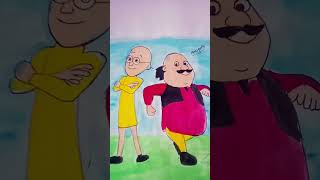 Motu patlu  drawing  art  in colour  😆 [upl. by Ettesoj]