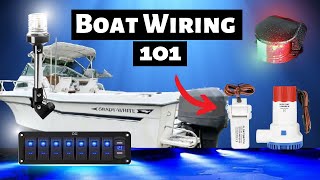 How to Install and Wire Bow and Stern Navigation Lights on a Sun Dolphin Boat [upl. by Rebme]