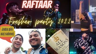 Galgotias University fresher party 2022  fresher party galgotias university  ft Raftaar [upl. by Allimaj]