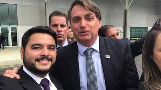 JAIR BOLSONARO COM O PREFEITO DE ITAPETINGA RODRIGO HAGGE [upl. by Bak]