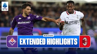 Fiorentina vs AC Milan Extended Highlights  Serie A  CBS Sports Golazo [upl. by Eivod]