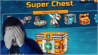 Pixel Gun 3D  OMG THE WORST SUPER LOTTERY CHEST OPENING EVER [upl. by Heathcote32]