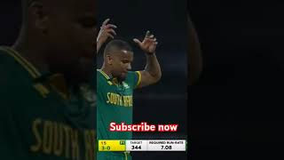 South Africa vs Ireland 2nd one day match one wicket cricket shorts viralvideo cricketlover [upl. by Maria]