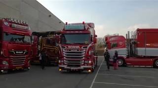 Truck Departures Ciney truckshow 2018 [upl. by Einaj]