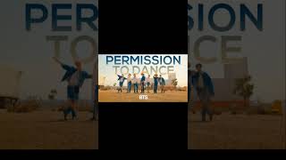 Permission to dance🪩💜 BTS lyrics bts permissiontodance btsarmy ytshorts [upl. by Einehpets]