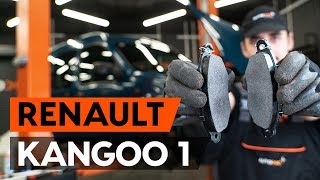 Jak wymienić przednie klocki hamulcowe w RENAULT KANGOO 1 KC TUTORIAL AUTODOC [upl. by Elwaine]