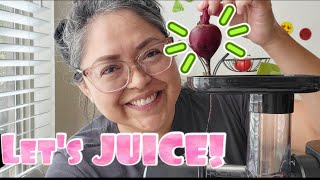 Lets JUICE BEET JUICE Quick and Easy Recipe ♡ FULL of Nutrients 🧃 juice ninja beets healthy [upl. by Lussi]