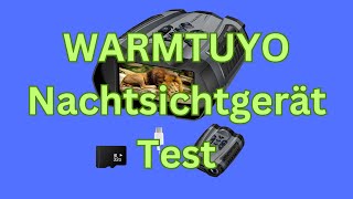 WARMTUYO Nachtsichtgerät  Digitale Nachtsichtgeräte Test [upl. by Eissalc28]