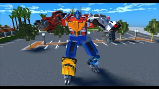 Transformers Combine  TRANSFORMERS EARTH WARS Combiner Optimus Maximus [upl. by Benn]