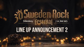 Sweden Rock Festival 2023  Announcement 2 [upl. by Negeam]