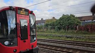 S7 Stock District Line Arriving Into Dagenham Heathway [upl. by Dohsar]