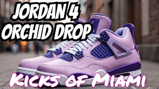 The BEST Air Jordan 4 release The Jordan 4 Orchid [upl. by Keemahs320]