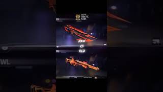 New vs old free fire Gans freefire freefireshorts shorts foryou [upl. by Lavicrep104]