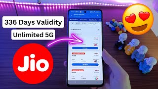 Best Jio Unlimited 5G Plan After Price Hike 🤫  Jio 2545 Plan 336 Days Validity Unlimited 5G Data 😍 [upl. by Dalis]