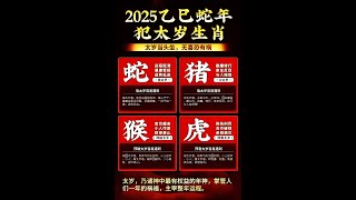 2025年犯太歲的生肖改如何避免？ [upl. by Parrnell]