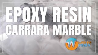 How to make Carrara Marble with Epoxy Resin [upl. by Emlynn]