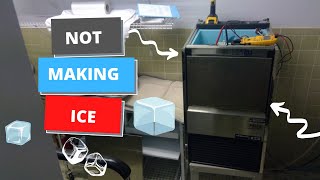 ITV ice machine is NOT making any Ice Troubleshooting and Schematic breakdown [upl. by Aieken]