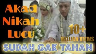 AKAD NIKAH IJAB KABUL LUCU 100 sampai pada kaget semua tonton sampe abis  Nesyaarka channel [upl. by Archibold373]