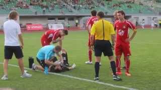 Skonto FC Goalkeeper cussing like idiot [upl. by Aivon]