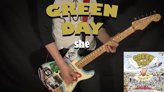 GREEN DAY  She  GUITAR COVER [upl. by Ydneh]