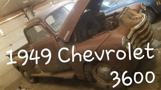 1949 Chevy 3600 Can we get it running without spending any money [upl. by Eerual190]