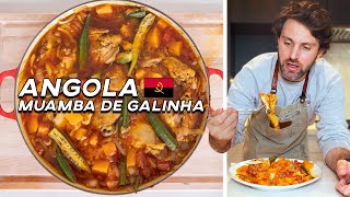 COOKING ANGOLA Muamba de Galinha 🇦🇴 [upl. by Jerrol]