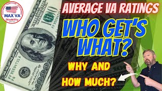 VA Disability Ratings for Top VA Claims AVERAGE  Who is Getting What and How Much veteran [upl. by Nairam]