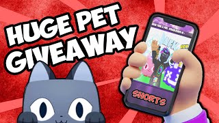 Giving 40 HUGE Pets or the LIVE DOESNT END in Pet Simulator 99 🎁 [upl. by Ellecrad]