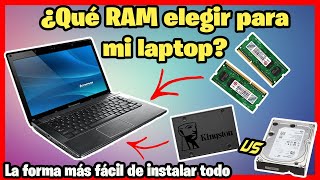 Repotenciar una LAPTOP DE HACE 10 AÑOS  Así se instala una SSD y RAM  TEST HDD VS SSD [upl. by Strohbehn]