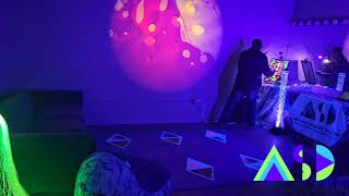 Mobile Sensory Room set up  Dusable Museum Chicago  ARTTISM EVENT [upl. by Rutger]