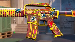 M4A1S Chanticos Fire Sticker Combos  CS 2 [upl. by Gabbie]