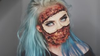 PEELED OFF SKIN Halloween Makeup Tutorial [upl. by Yunfei]