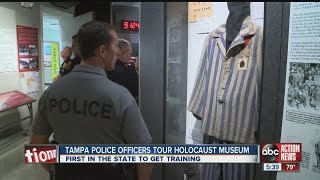 Tampa officers tour holocaust museum [upl. by Waers]