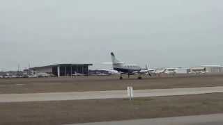 Swearingen Merlin SA226 Departs West Houston Airport [upl. by Roselle821]