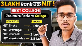 Get Top NIT Colleges at Low JEE Rank🔥 All NITs Cutoff for JEE 2024  Colleges at Low Percentile [upl. by Laureen]