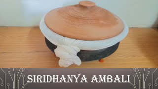 How To Prepare Siridhanya Ambali  Its Importance  Dr Khadar Vali  Biophilians Kitchen [upl. by Ecined953]