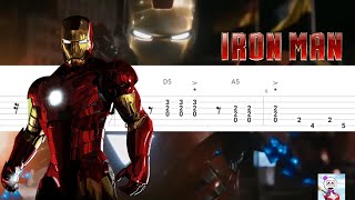 Back In Black  ACDC Iron Man  Guitar Tutorial [upl. by Duvall]