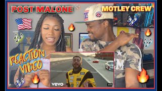 Post Malone  Motley Crew Official Video  REACTION VIDEO [upl. by Malilliw]