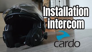 Installation intercom Cardo [upl. by Millford]