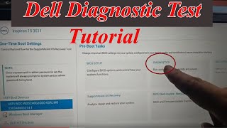 How To Run Dell Hardware Diagnostics Test  Dell Laptop Diagnosing Your PC [upl. by Festa290]