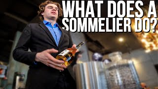 Whats the REAL Job of a Sommelier in a Restaurant [upl. by Readus]